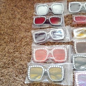 Bling bling fashion eye glasses assortment colors